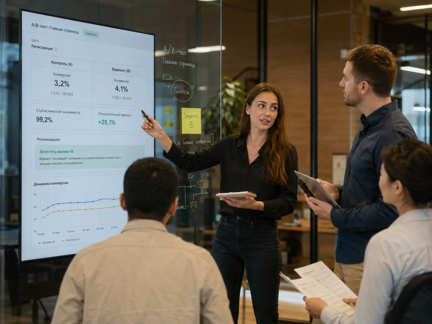 Product metrics dashboard